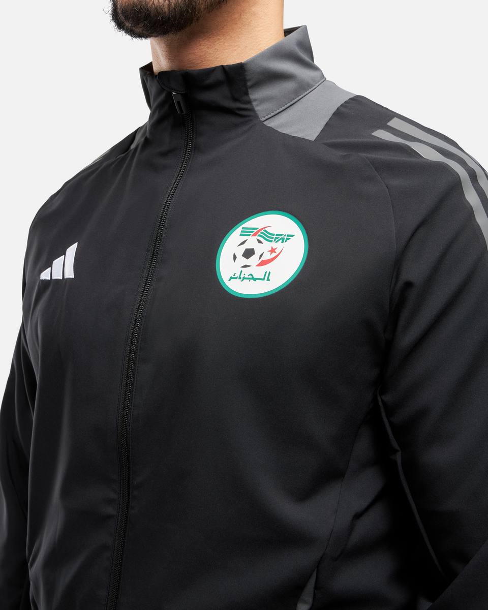 Chaqueta deportiva Argelia 2025 - Negro/Gris