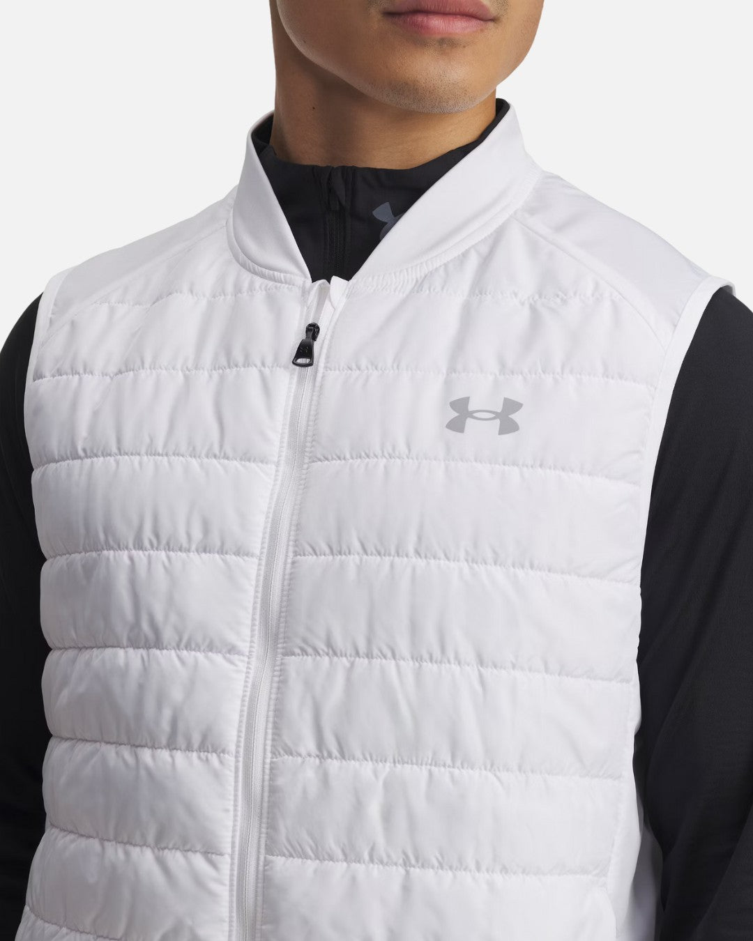 Chaleco acolchado sin mangas impermeable Under Armour Storm - Blanco