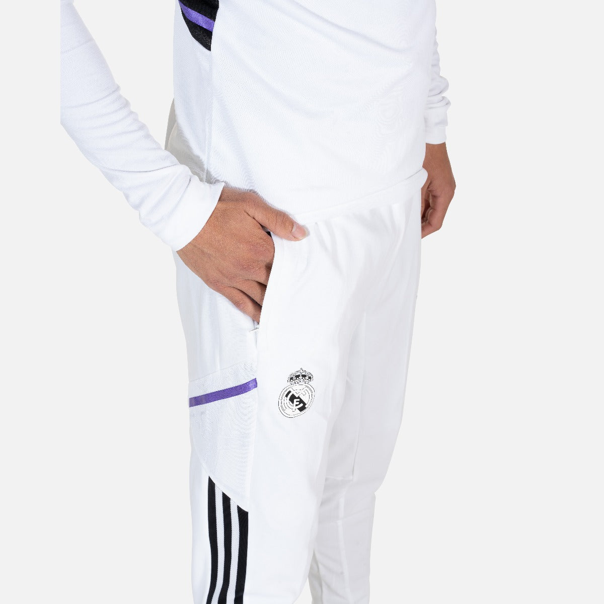 Pantalón de entrenamiento Condivo del Real Madrid - Blanco/Morado