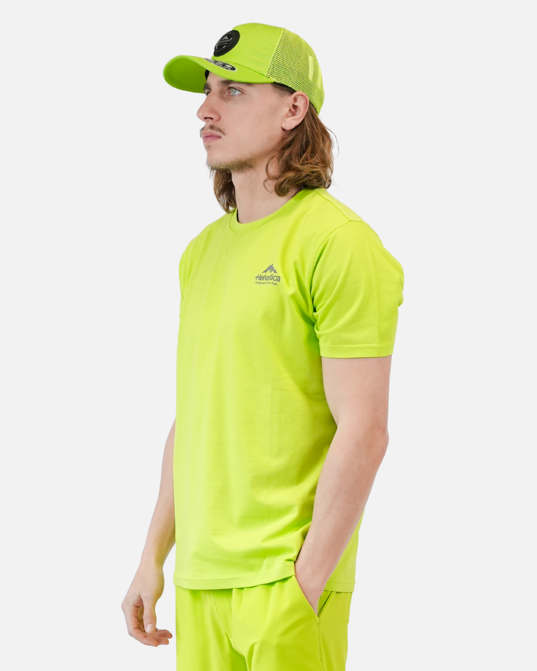 T-shirt Helvetica Yucatan - Vert