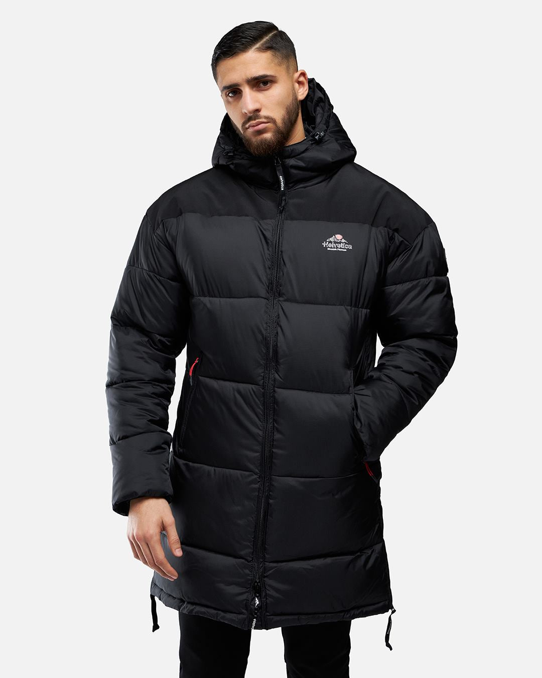 Chaqueta de plumas Helvetica Brooklyn - Negra