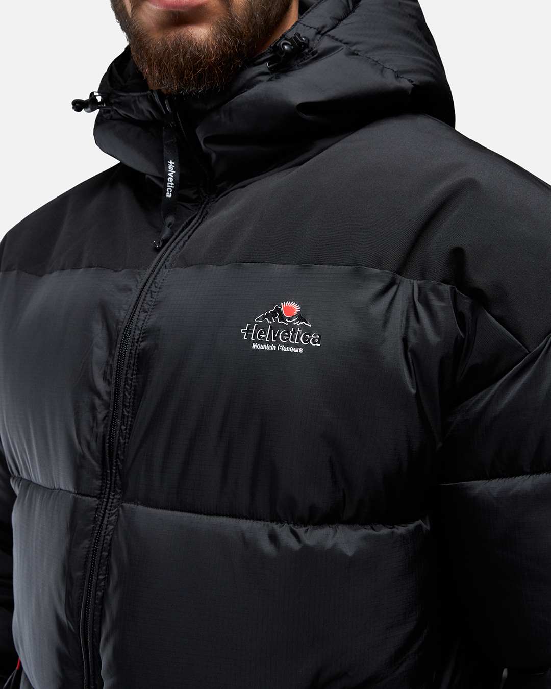 Chaqueta de plumas Helvetica Brooklyn - Negra