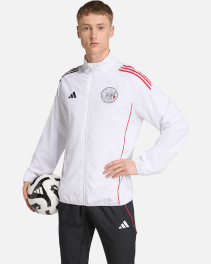 Chaqueta deportiva del Ajax Ámsterdam 2025/2026 - Blanca