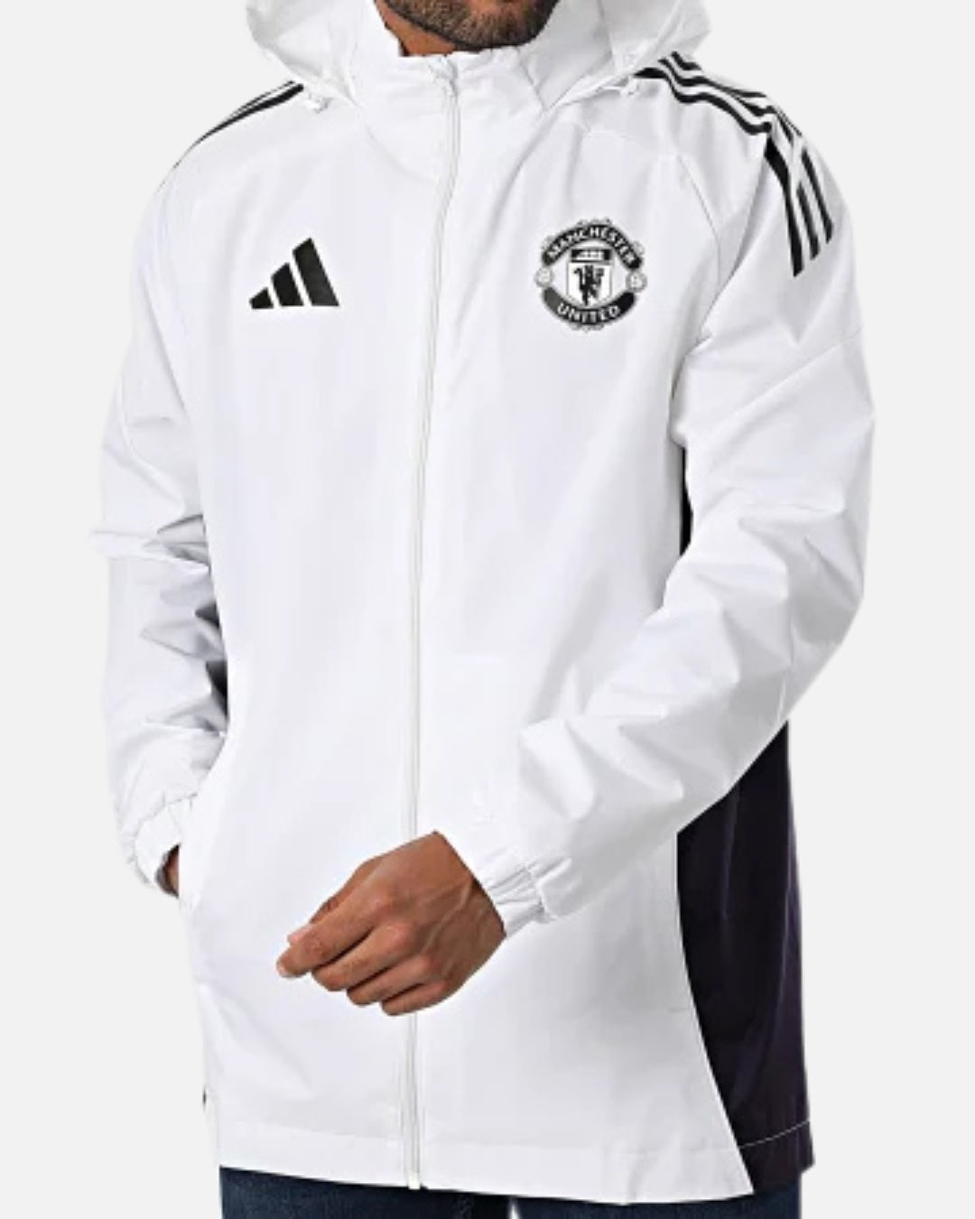 Veste Manchester United 2025/2026 - Blanc/Noir