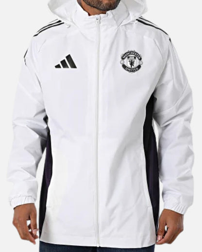 Veste Manchester United 2025/2026 - Blanc/Noir