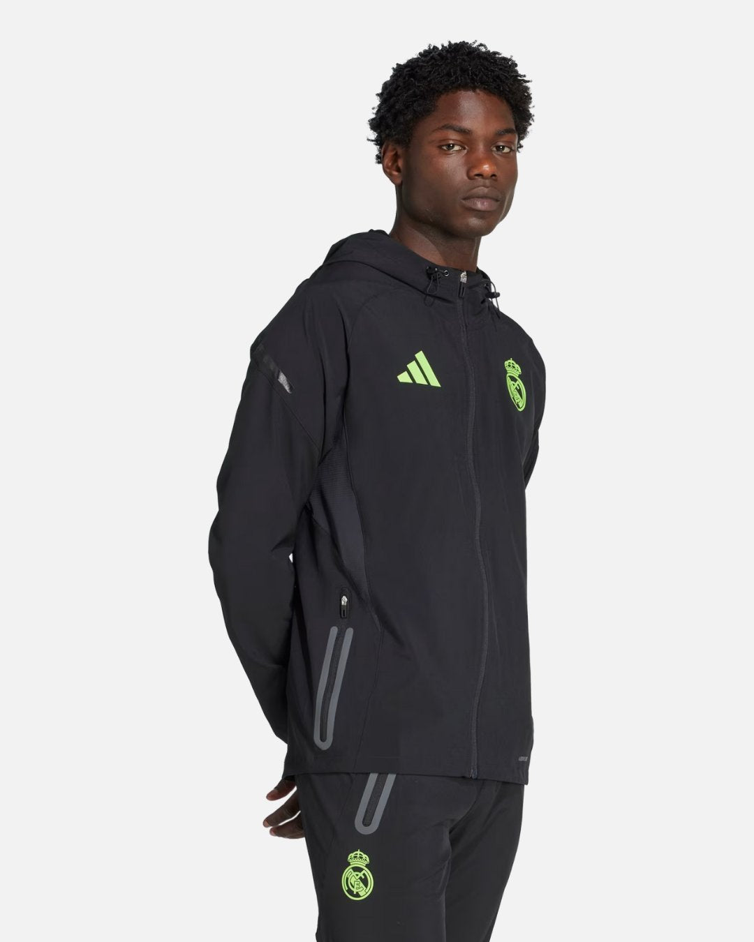 Chaqueta deportiva del Real Madrid 2025/2026 - Negro/Verde