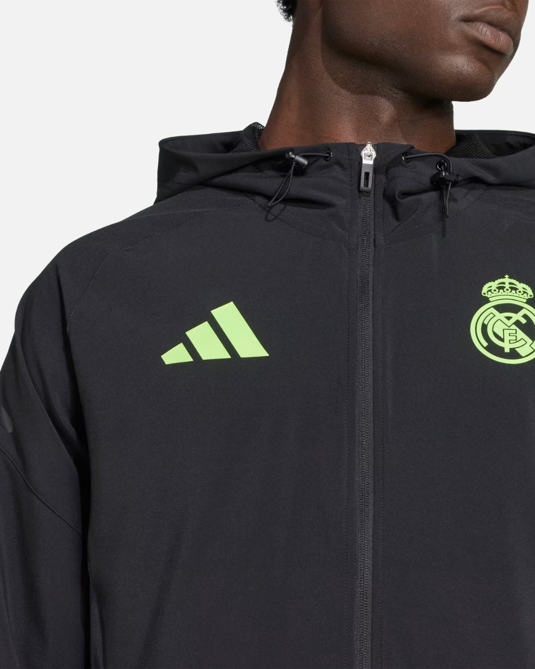 Chaqueta deportiva del Real Madrid 2025/2026 - Negro/Verde
