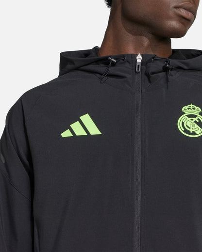 Chaqueta deportiva del Real Madrid 2025/2026 - Negro/Verde