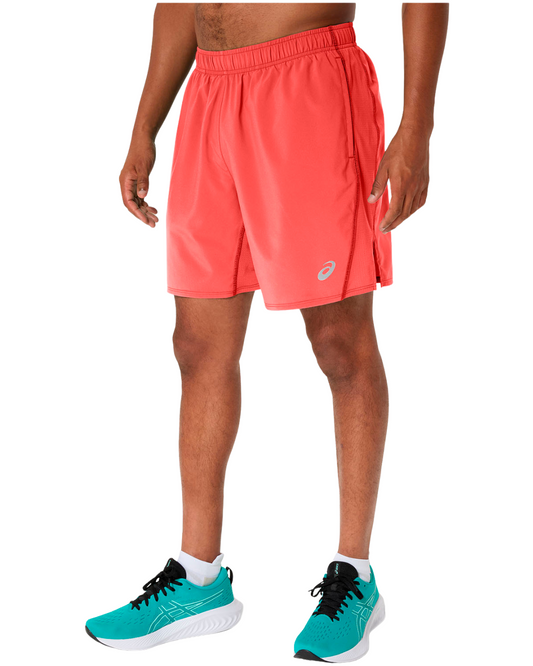 Pantalones cortos Asics Core de 7 pulgadas - Rojo coral