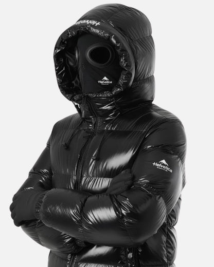 Doudoune avec Cagoule Intégrée Helvetica Cosmos - Noir