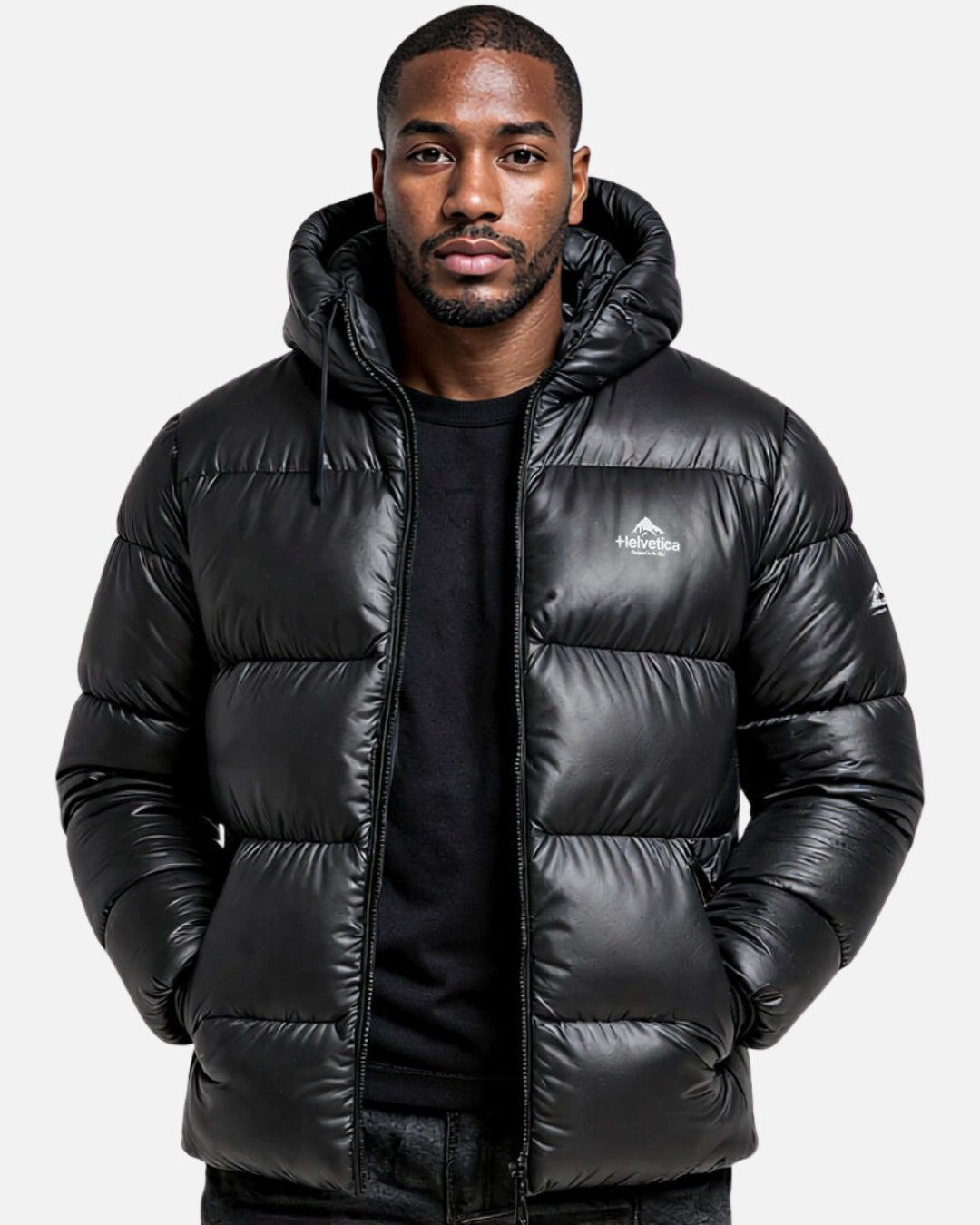 Chaqueta de plumas Helvetica Frost - Negra