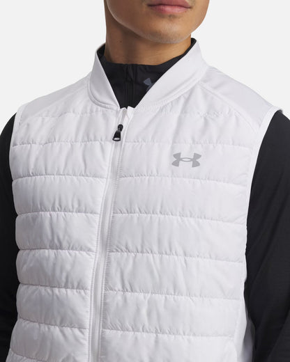 Chaleco acolchado sin mangas impermeable Under Armour Storm - Blanco