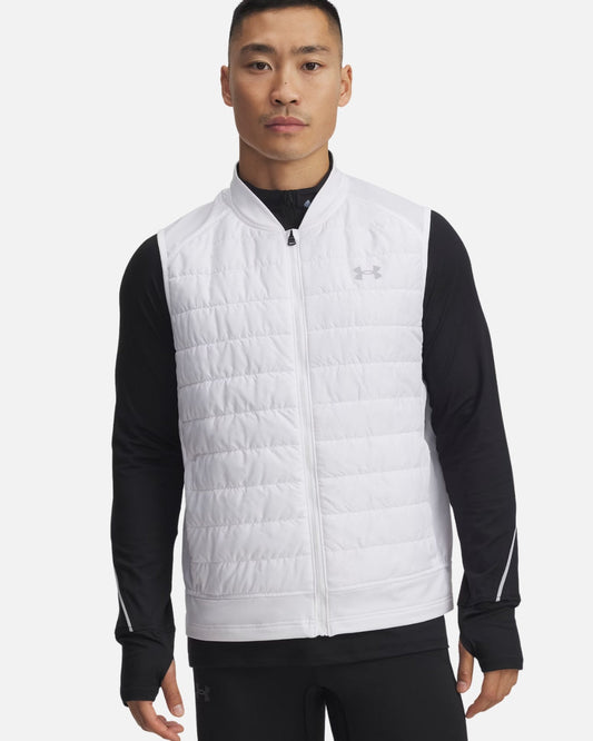 Chaleco acolchado sin mangas impermeable Under Armour Storm - Blanco