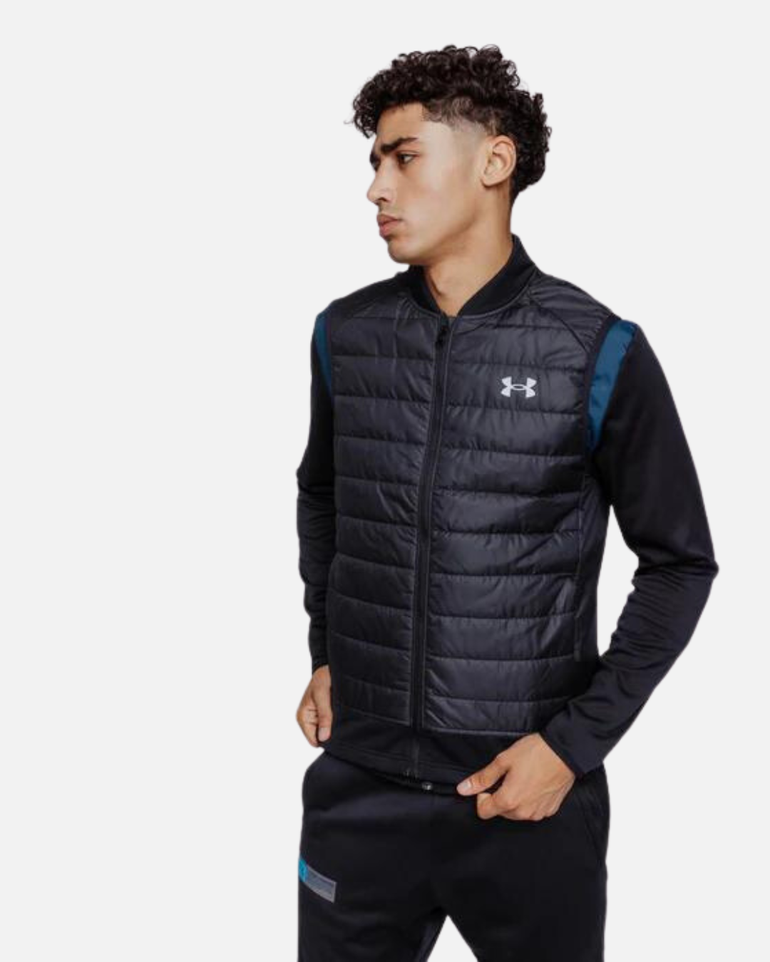 Chaleco acolchado sin mangas impermeable Under Armour Storm - Negro