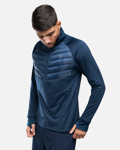Haut 1/2 Zip FK Rocks Cagoule Intégrée - Marine