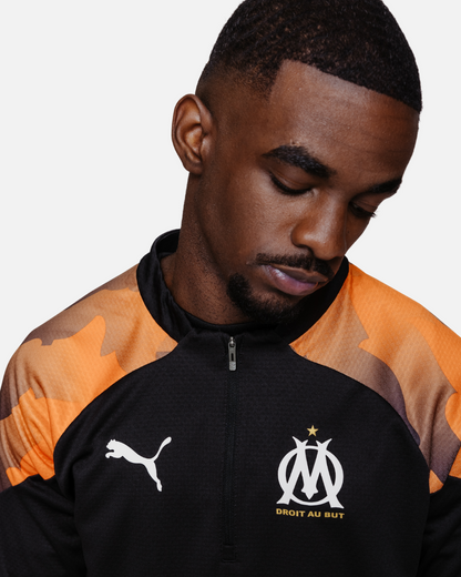 Haut d'entrainement OM - Noir/Orange