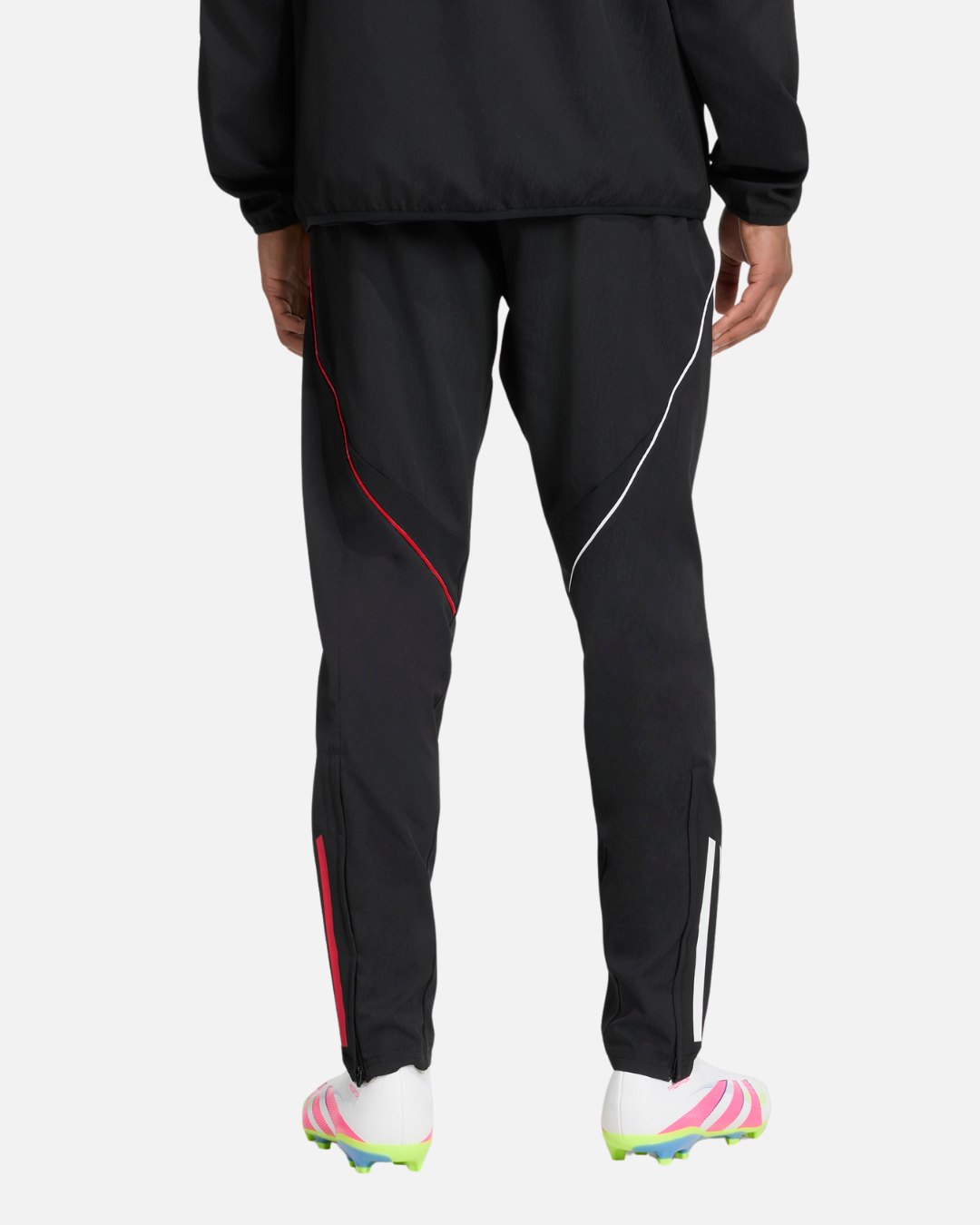 Pantalones de chándal del Ajax Ámsterdam 2025/2026 - Negro/Rojo