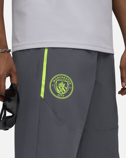Pantalones de chándal del Manchester City 2025/2026 - Gris/Amarillo