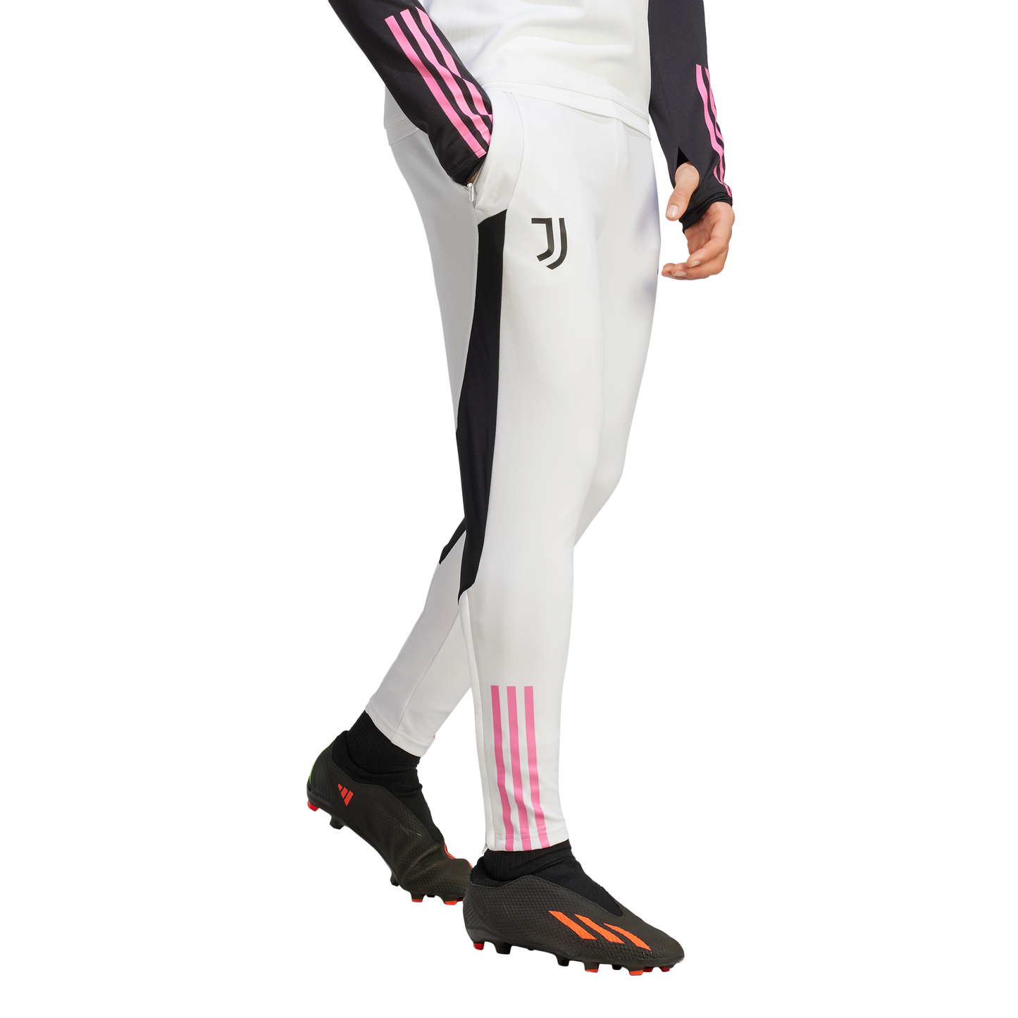 Pantalones de entrenamiento de la Juventus - Blanco/Negro/Rosa