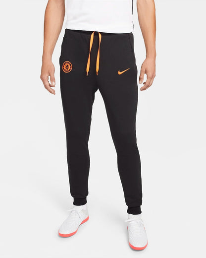 Pantalon Fleece Chelsea - Noir/Bleu/Orange