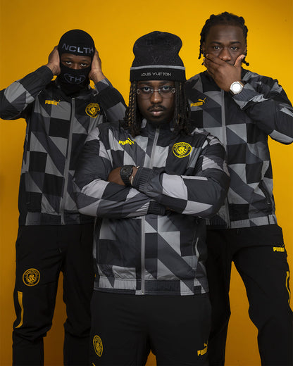 Pantalones de chándal del Manchester City - Negro/Amarillo