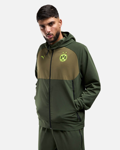 Veste de survêtement Dortmund Tech 2024/2025 - Kaki
