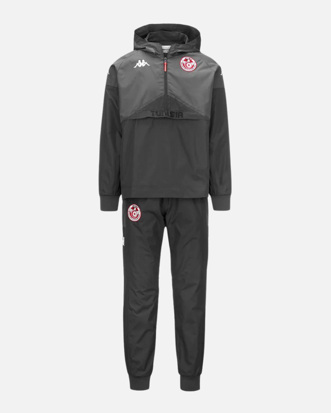 Survêtement Asteody Tunisie - Gris/Rouge
