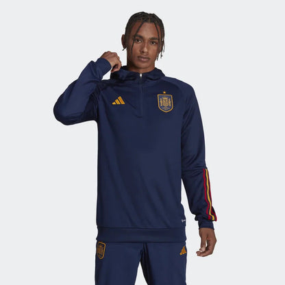 Sweat à capuche Espagne - Bleu/Rouge/orange