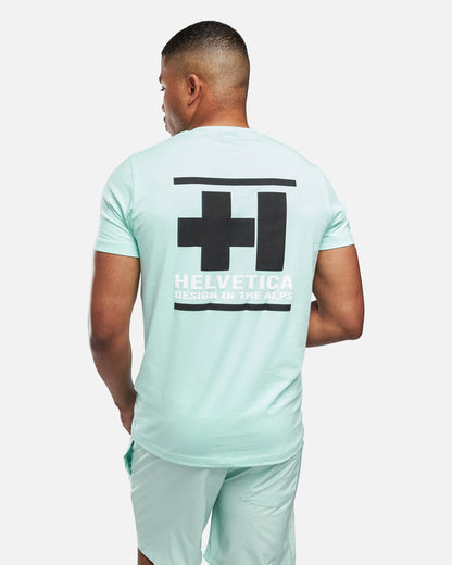 T-shirt Helvetica Williams - Vert