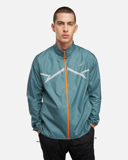 Veste Coupe-Vent Asics Running Lite-Show - Bleu Turquoise
