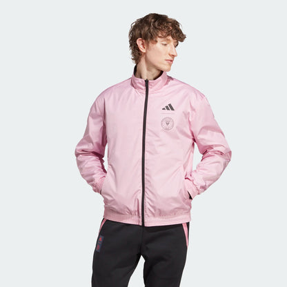 Chaqueta deportiva Anthem del Inter Miami - Negro/Rosa