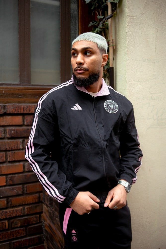 Chaqueta deportiva Anthem del Inter Miami - Negro/Rosa