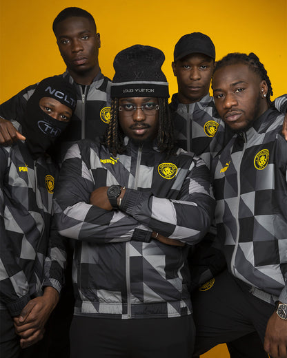 Chaqueta deportiva del Manchester City - Negro/Gris/Amarillo