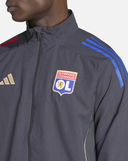 Chaqueta deportiva OL 2025/2026 - Gris