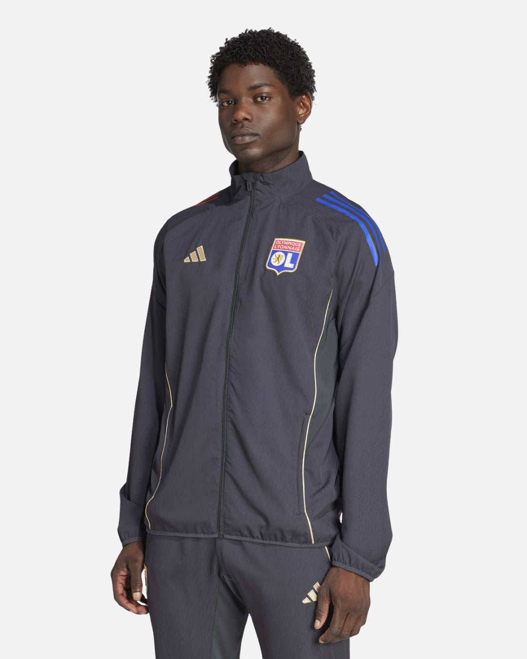 Chaqueta deportiva OL 2025/2026 - Gris