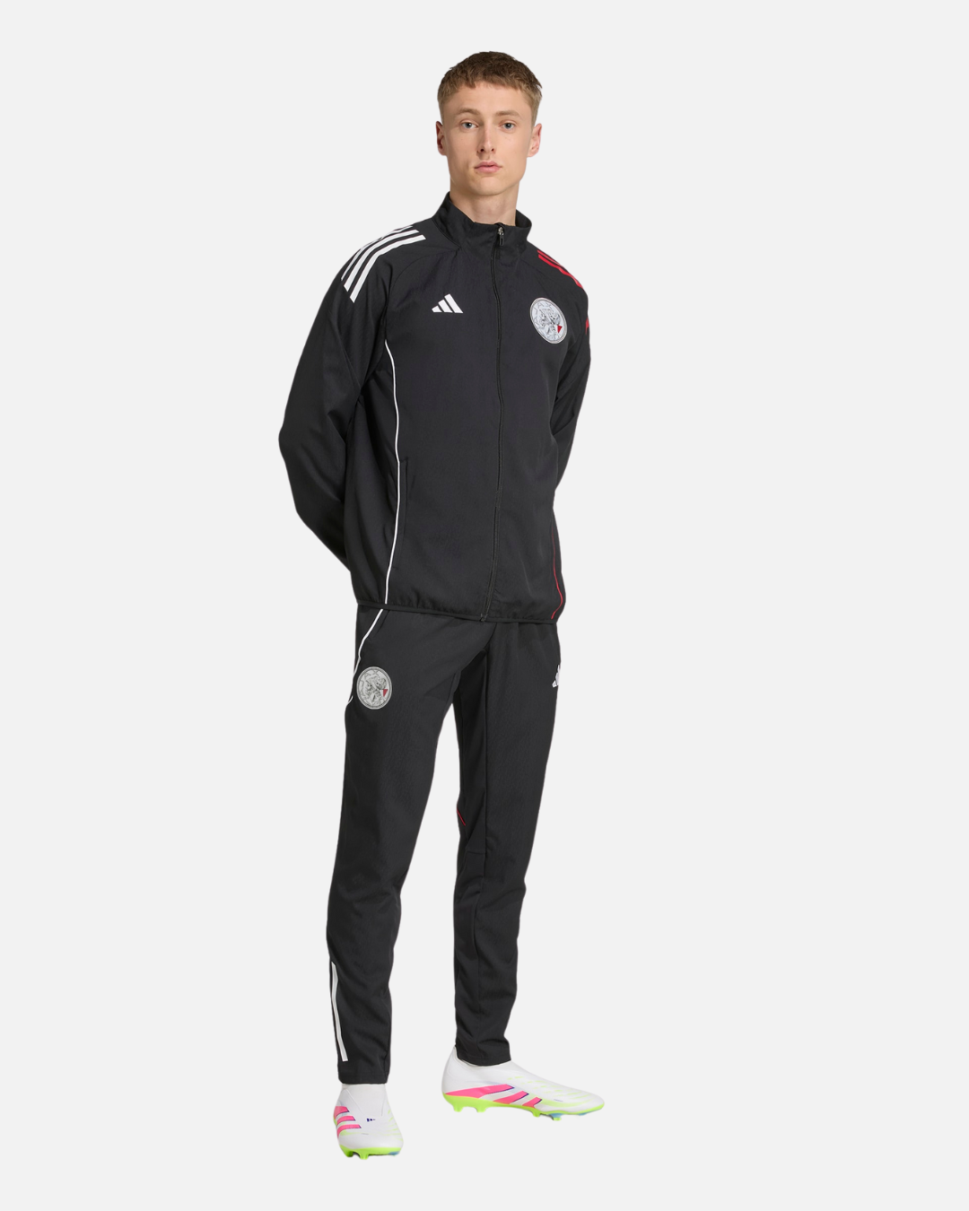 Veste de survêtement Ajax Amsterdam 2025/2026 - Noir