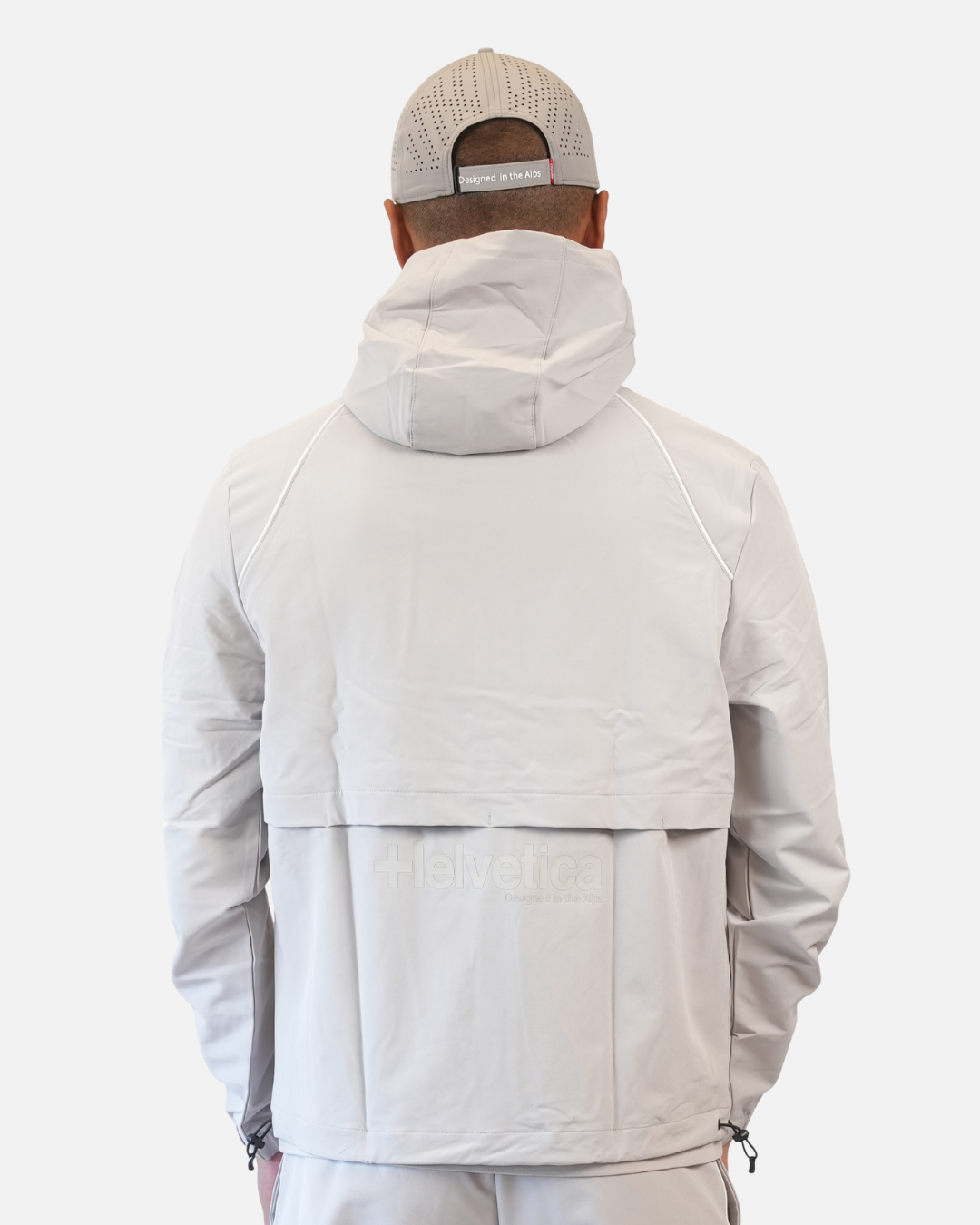 Veste de survêtement Helvetica Wells - Gris