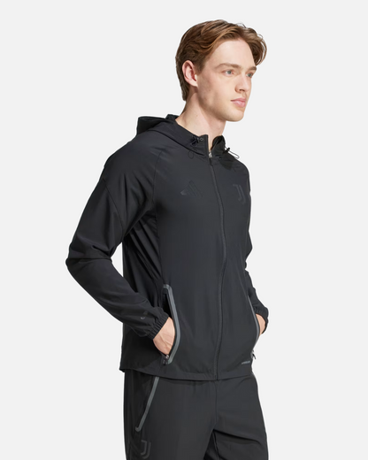 Chaqueta deportiva de la Juventus - Negra