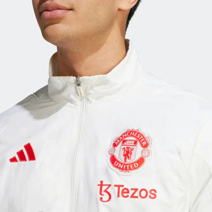 Chaqueta deportiva del Manchester United - Blanco/Rojo/Verde