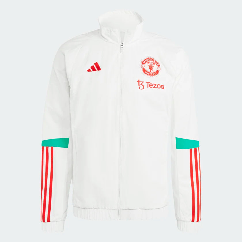 Chaqueta deportiva del Manchester United - Blanco/Rojo/Verde