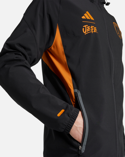 Chaqueta deportiva Paris FC x Jefe - Negra/Naranja