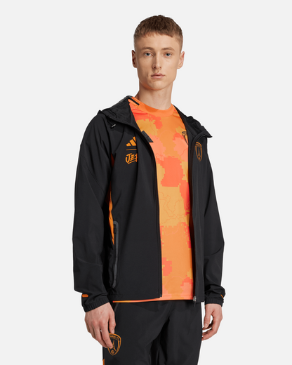 Chaqueta deportiva Paris FC x Jefe - Negra/Naranja