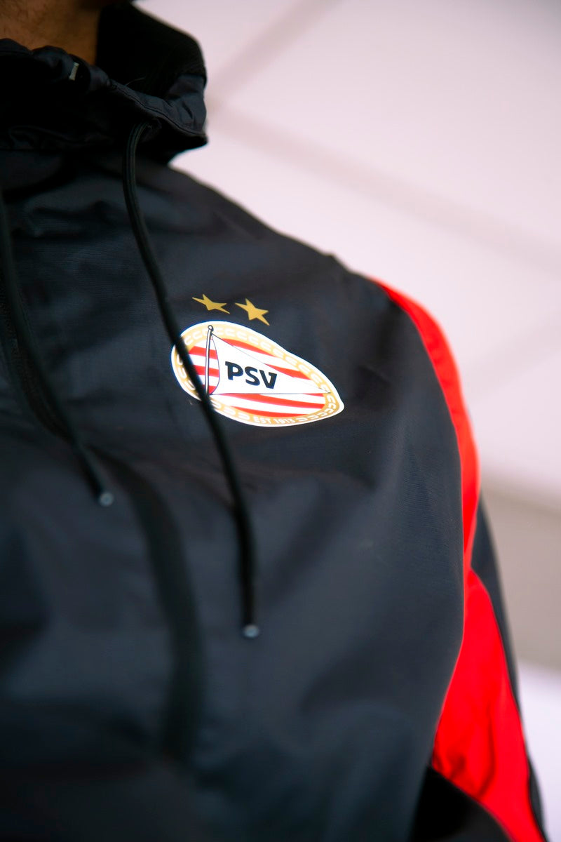 Chaqueta deportiva del PSV Eindhoven - Negro/Rojo