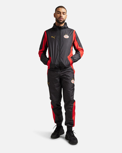 Chaqueta deportiva del PSV Eindhoven - Negro/Rojo