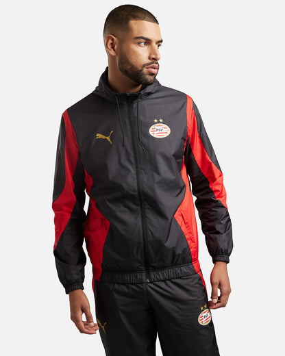 Chaqueta deportiva del PSV Eindhoven - Negro/Rojo