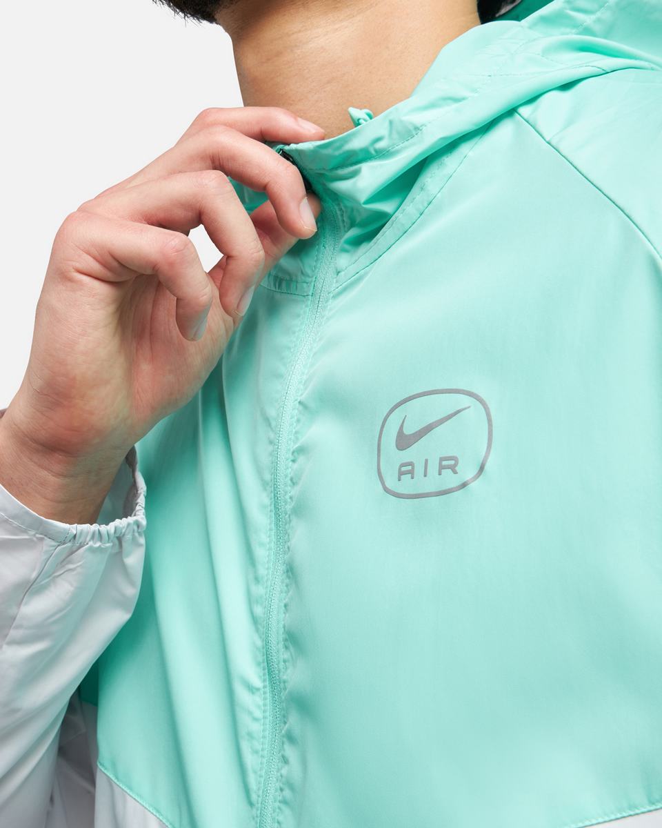 Chaqueta Nike Running Air - Gris/Verde