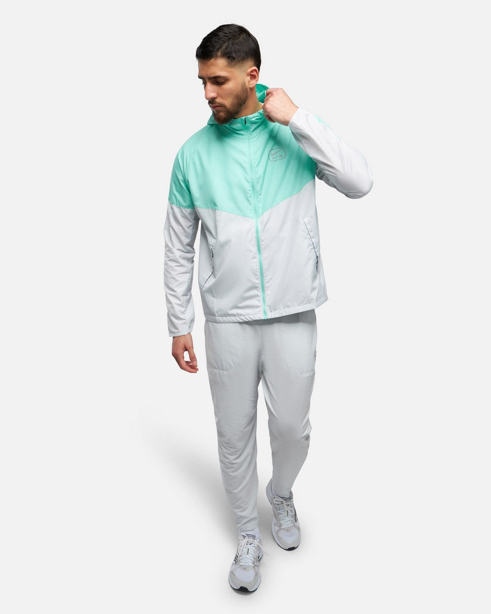 Chaqueta Nike Running Air - Gris/Verde