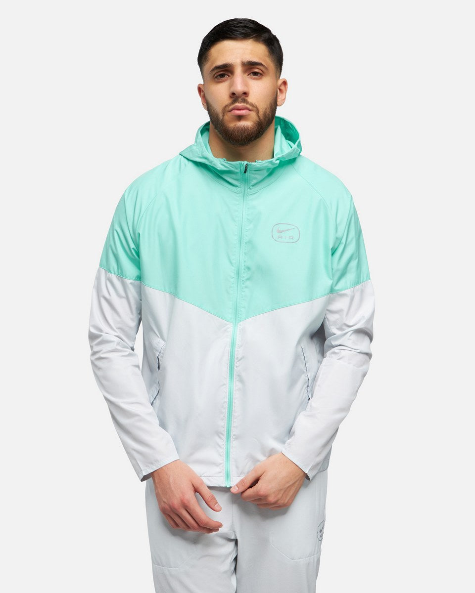 Chaqueta Nike Running Air - Gris/Verde