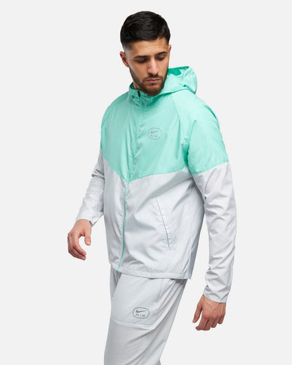 Chaqueta Nike Running Air - Gris/Verde