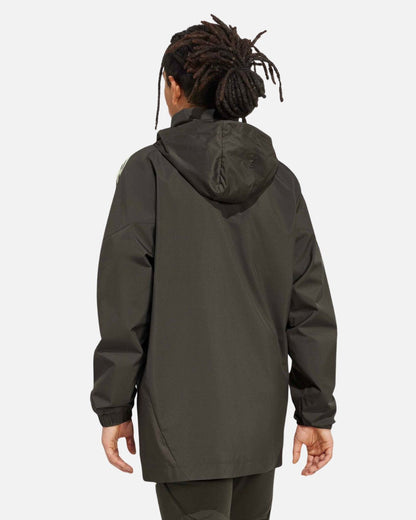 Chaqueta cortavientos del Real Madrid 2025/2026 - Caqui/Verde